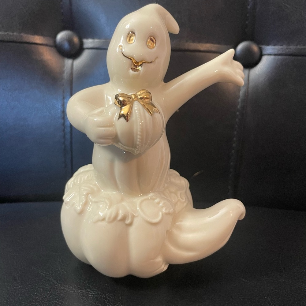 Lenox Ghost Figurine with Gold Accents
